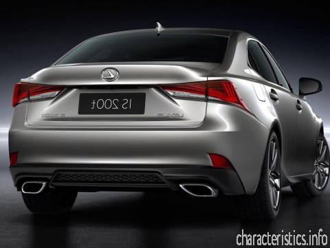 LEXUS 世代
 is iii restyling 2.0 AT (245hp) 技術仕様
