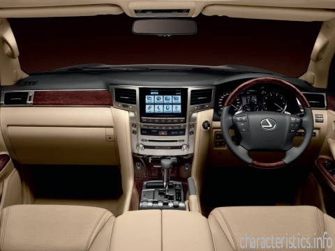 LEXUS 世代
 LX III Restyling 570 5.7 AT (383hp) 4WD 技術仕様
