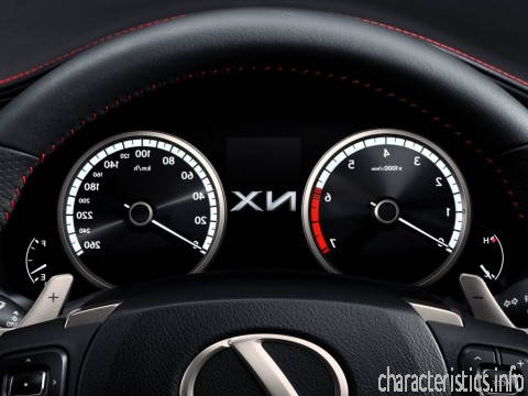 LEXUS Generación
 NX 200 2.0 CVT (151hp) 4WD Características técnicas
